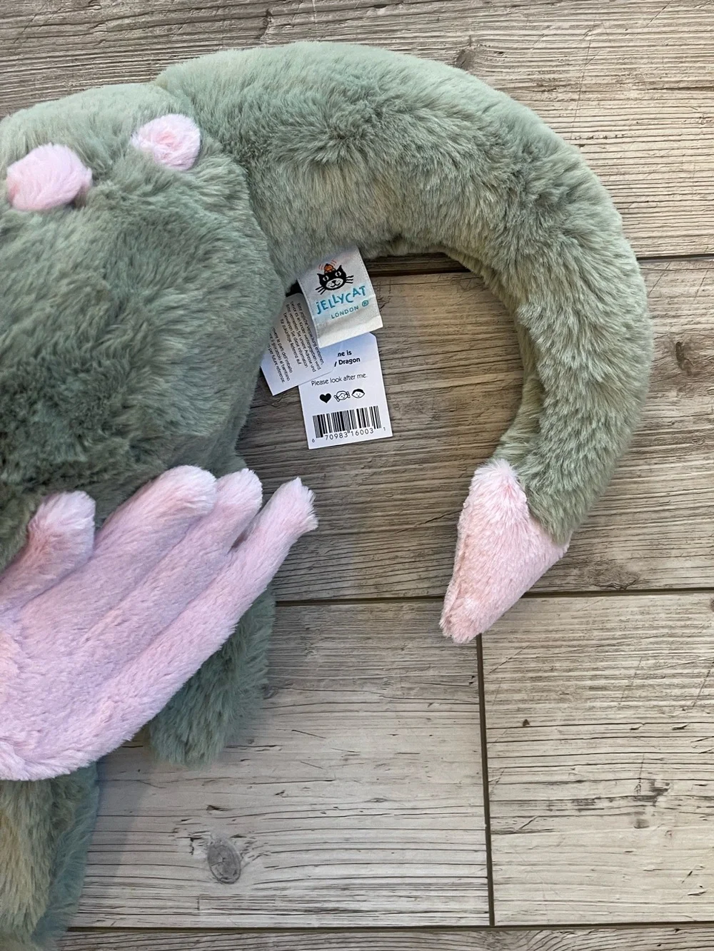 Jellycat | Malachy Dragon | Size: Large
